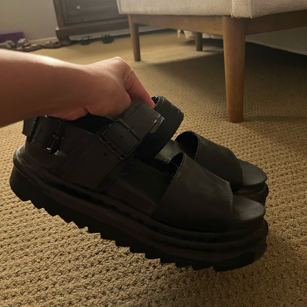 Black Doc Martens Sandals